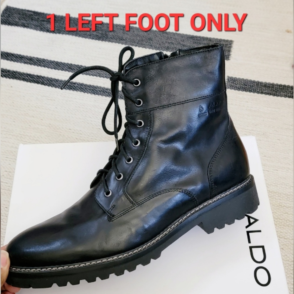 Aldo SINGLE LEFT Side Zip Leather Boot
